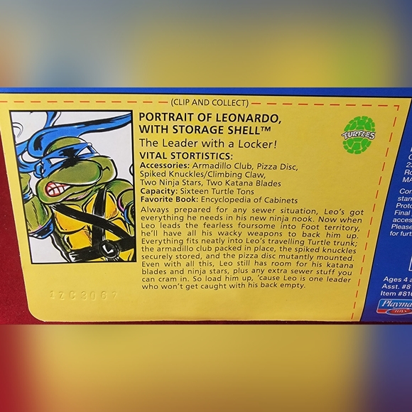 Leonardo with storage shell figure (nib) - Picture 4 of 5